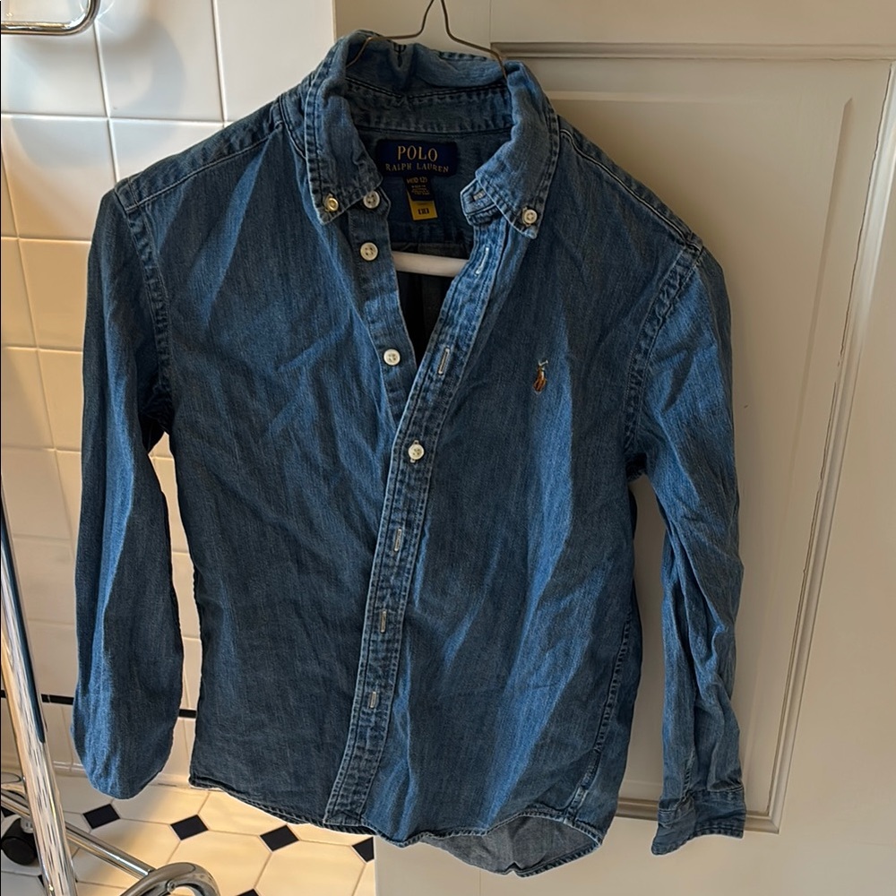 Polo Ralph Lauren Blue chambray Denim Shirt